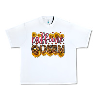 White caffeine queen Urban Heavy Tee - HRA Design Shop