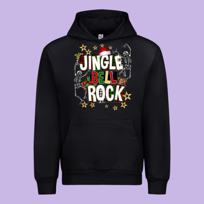 Jingle Bell Rock Urban Hoodie Designed By Nancycooperartshop