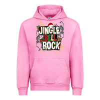Fuchsia Pink Jingle bell rock Urban Hoodie - NancyCooperArtShop