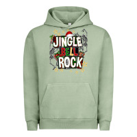Pigment Oil Green Jingle bell rock Urban Hoodie - NancyCooperArtShop
