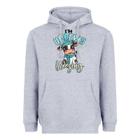 Heather Grey i'm udderly freezing baby cow Heavyweight Hoodie - MaliasSmallBusiness