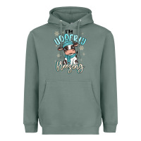 Sage i'm udderly freezing baby cow Heavyweight Hoodie - MaliasSmallBusiness