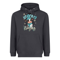 I'm Udderly Freezing Baby Cow Heavyweight Hoodie | Teevron