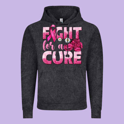 Fight For A Cure Vintage Hoodie Designed By Texasbilliewilder