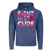 Vintage Denim Fight For a Cure Vintage Hoodie - texasbilliewilder
