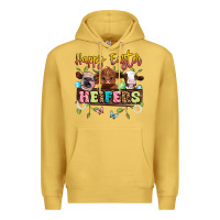 Antique Gold happy easter heifers Premium Hoodie - Artiststas