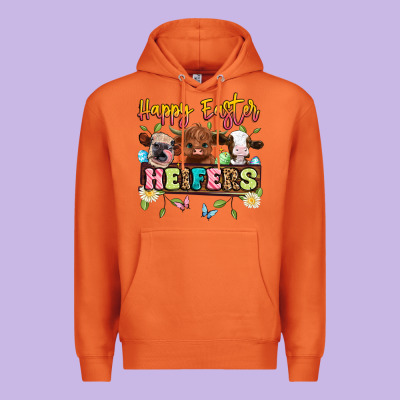 Happy Easter Heifers Premium Hoodie Designed By Artiststas
