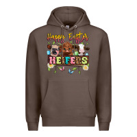 Coffee happy easter heifers Premium Hoodie - Artiststas