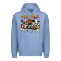 Colony Blue happy easter heifers Premium Hoodie - Artiststas