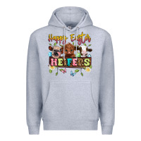 Heather Grey happy easter heifers Premium Hoodie - Artiststas