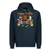 Navy happy easter heifers Premium Hoodie - Artiststas