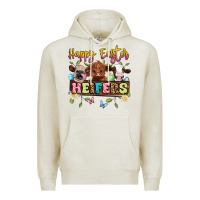 Oatmeal Heather happy easter heifers Premium Hoodie - Artiststas