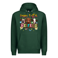Sports Green happy easter heifers Premium Hoodie - Artiststas