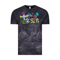 Cloud Black Easter Day He is risen Vintage Tee - OliviaCreatesArt