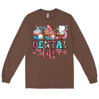 Chestnut dental life with cupcakes Long Sleeve Tee - AdoDesignShop