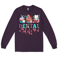 Plum dental life with cupcakes Long Sleeve Tee - AdoDesignShop