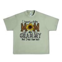 Oil Green i have two titles mom and grmmh and i rock them both Urban Heavy Tee - CowhideDigitalArt