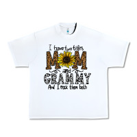 White i have two titles mom and grmmh and i rock them both Urban Heavy Tee - CowhideDigitalArt