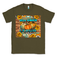 Army Green hello pumpkin season tumbler Classic Tee - Artiststas