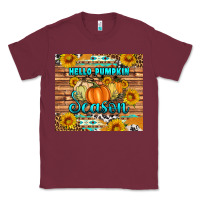 Burgundy hello pumpkin season tumbler Classic Tee - Artiststas