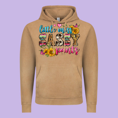 Western Little Miss Sassy Pants Vintage Hoodie Designed By Zillion Design Studio