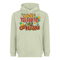 Matcha good things are coming Heavyweight Hoodie - MaliasSmallBusiness