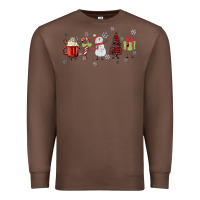 Chestnut Cartoon Christmas Characters Premium Sweatshirt - MaliasSmallBusiness