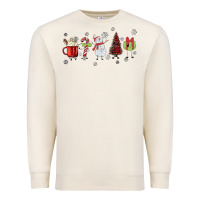 Sandshell Cartoon Christmas Characters Premium Sweatshirt - MaliasSmallBusiness