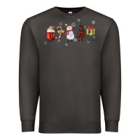 Smoke Cartoon Christmas Characters Premium Sweatshirt - MaliasSmallBusiness