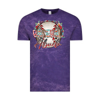 Cloud Purple baseball abuela Vintage Tee - RacoonDesign