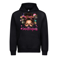 Black Small business messy bun Urban Hoodie - texasbilliewilder