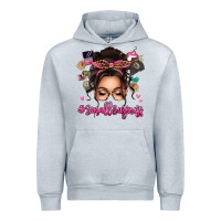 Heather Grey Small business messy bun Urban Hoodie - texasbilliewilder