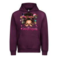 Mauve Wine Small business messy bun Urban Hoodie - texasbilliewilder