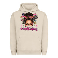 Pigment French Oak Small business messy bun Urban Hoodie - texasbilliewilder
