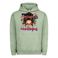 Pigment Oil Green Small business messy bun Urban Hoodie - texasbilliewilder