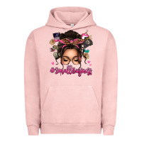 Pigment Salmon Small business messy bun Urban Hoodie - texasbilliewilder