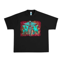 Black registered medical symbol nurse background Urban Heavy Tee - BarkalooDesign