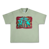 Oil Green registered medical symbol nurse background Urban Heavy Tee - BarkalooDesign