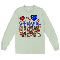 Matcha god bless the usa Long Sleeve Tee - Artiststas