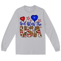 Moon Dust god bless the usa Long Sleeve Tee - Artiststas