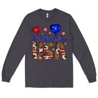 Smoke god bless the usa Long Sleeve Tee - Artiststas