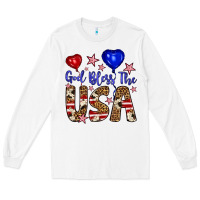 White god bless the usa Long Sleeve Tee - Artiststas