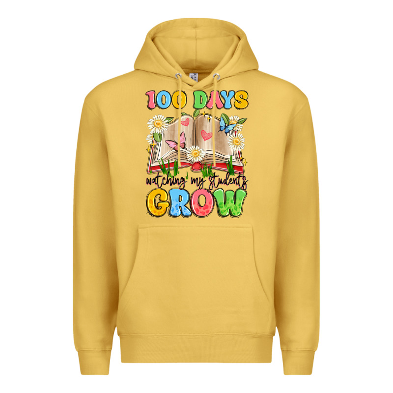 100 Days Watching My Students Grow Premium Hoodie by Artiststas | Teevron