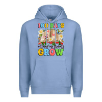 Colony Blue 100 days watching my students grow Premium Hoodie - Artiststas