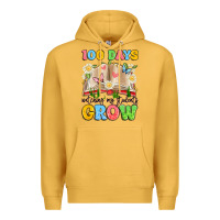 Mustard 100 days watching my students grow Premium Hoodie - Artiststas