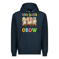 Navy 100 days watching my students grow Premium Hoodie - Artiststas