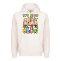 Pale Pink 100 days watching my students grow Premium Hoodie - Artiststas