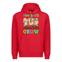 Red 100 days watching my students grow Premium Hoodie - Artiststas