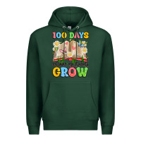 Sports Green 100 days watching my students grow Premium Hoodie - Artiststas