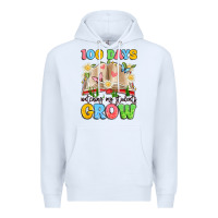 White 100 days watching my students grow Premium Hoodie - Artiststas